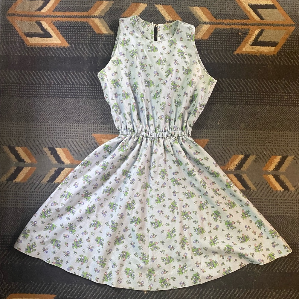 Vintage 80s / 90s Floral Sun Dress